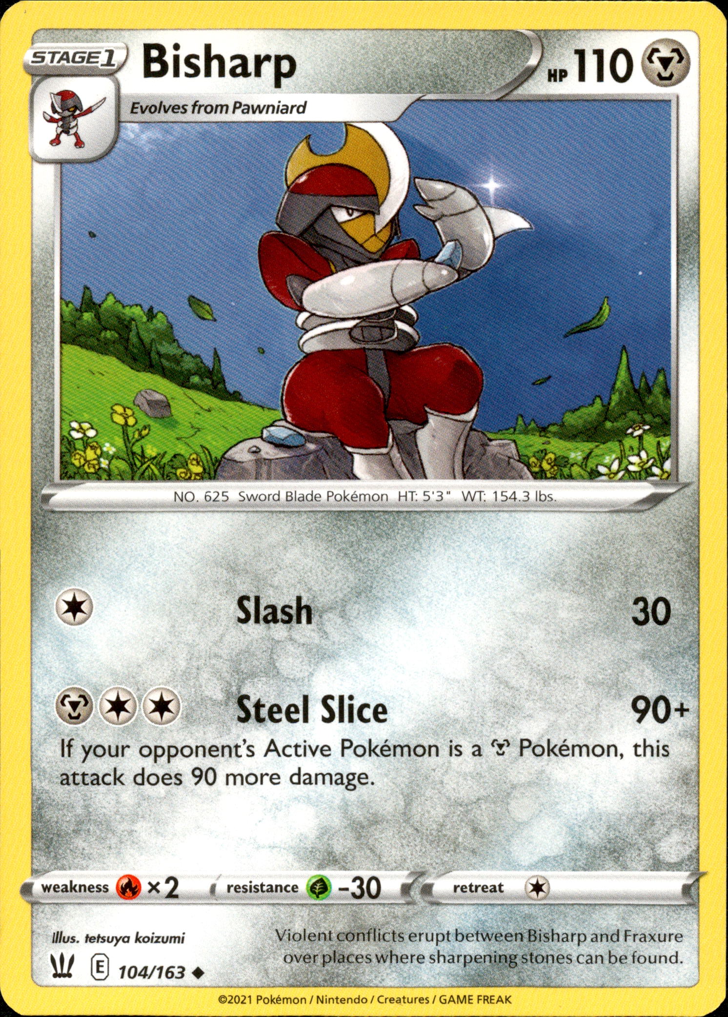 Bisharp - 104/163 - Battle Styles - Card Cavern