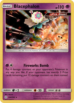 Blacephalon - 104/236 - Cosmic Eclipse - Holo - Card Cavern