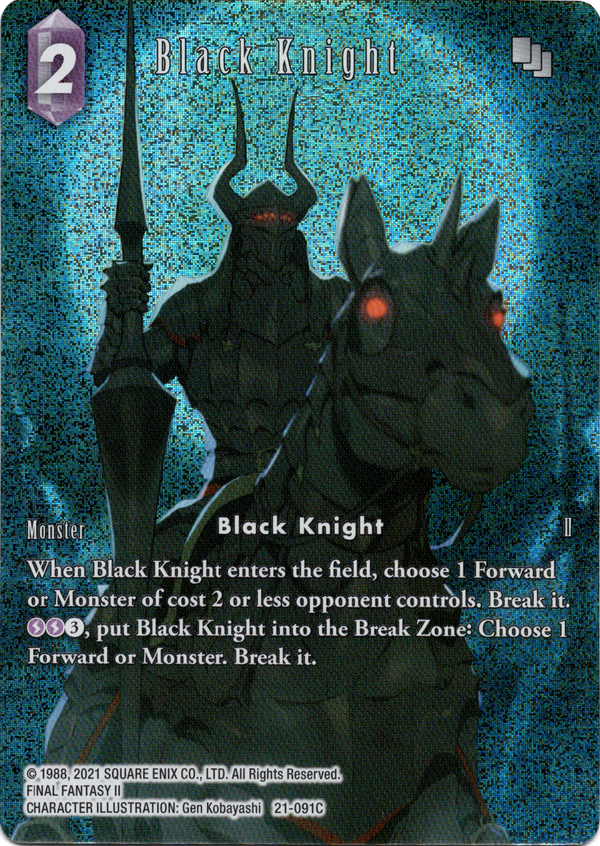 Black Knight Full Art - 21-091C - Beyond Destiny - Foil - Card Cavern