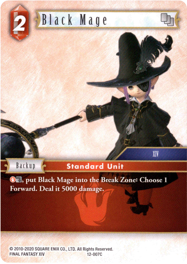 Black Mage - 12-007C - Opus XII - Card Cavern