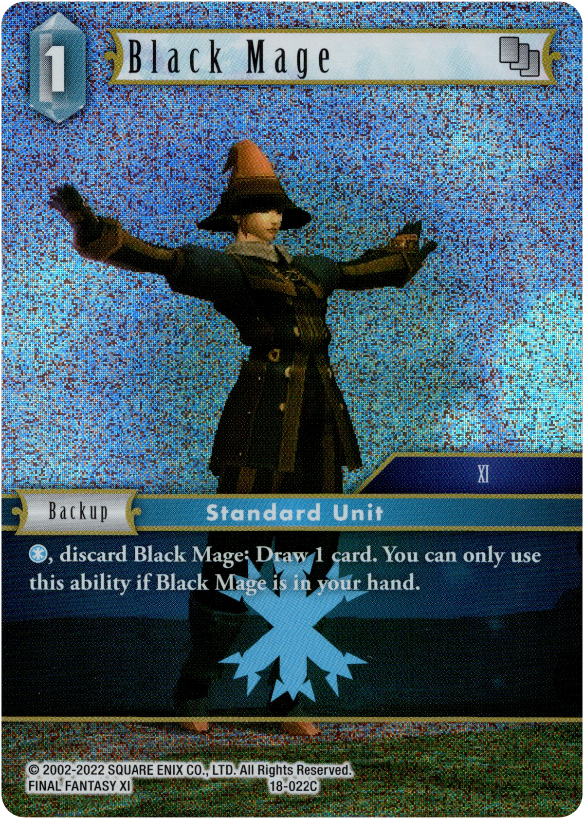 Black Mage - 18-022C - Resurgence of Power - Foil - Card Cavern