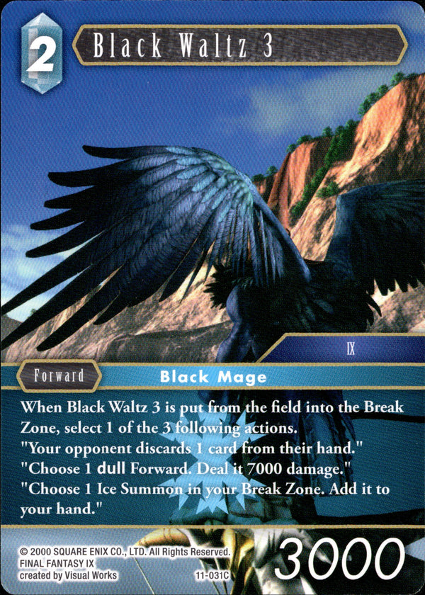 Black Waltz 3 - 11-031C - Opus XI - Card Cavern