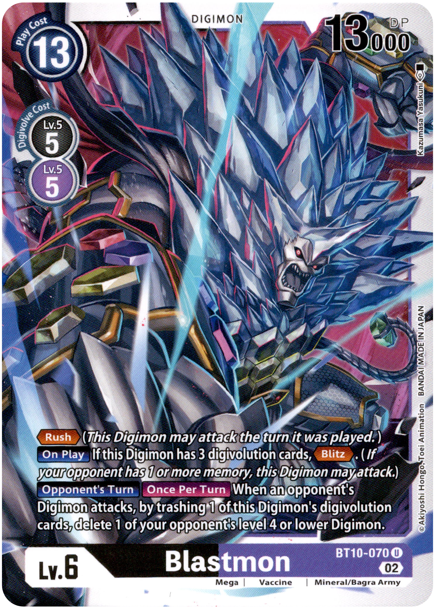 Blastmon - BT10-070 U - Xros Encounter - Card Cavern