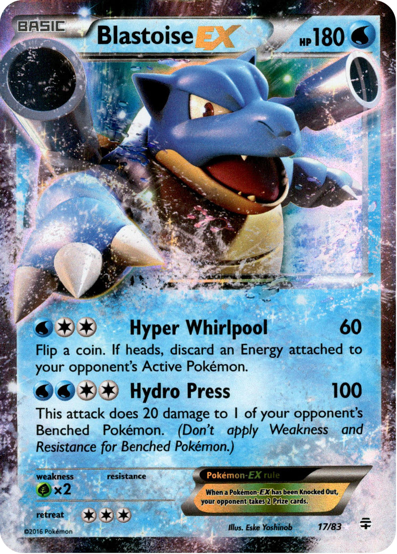 Blastoise EX - 17/83 - Generations - Holo - Card Cavern