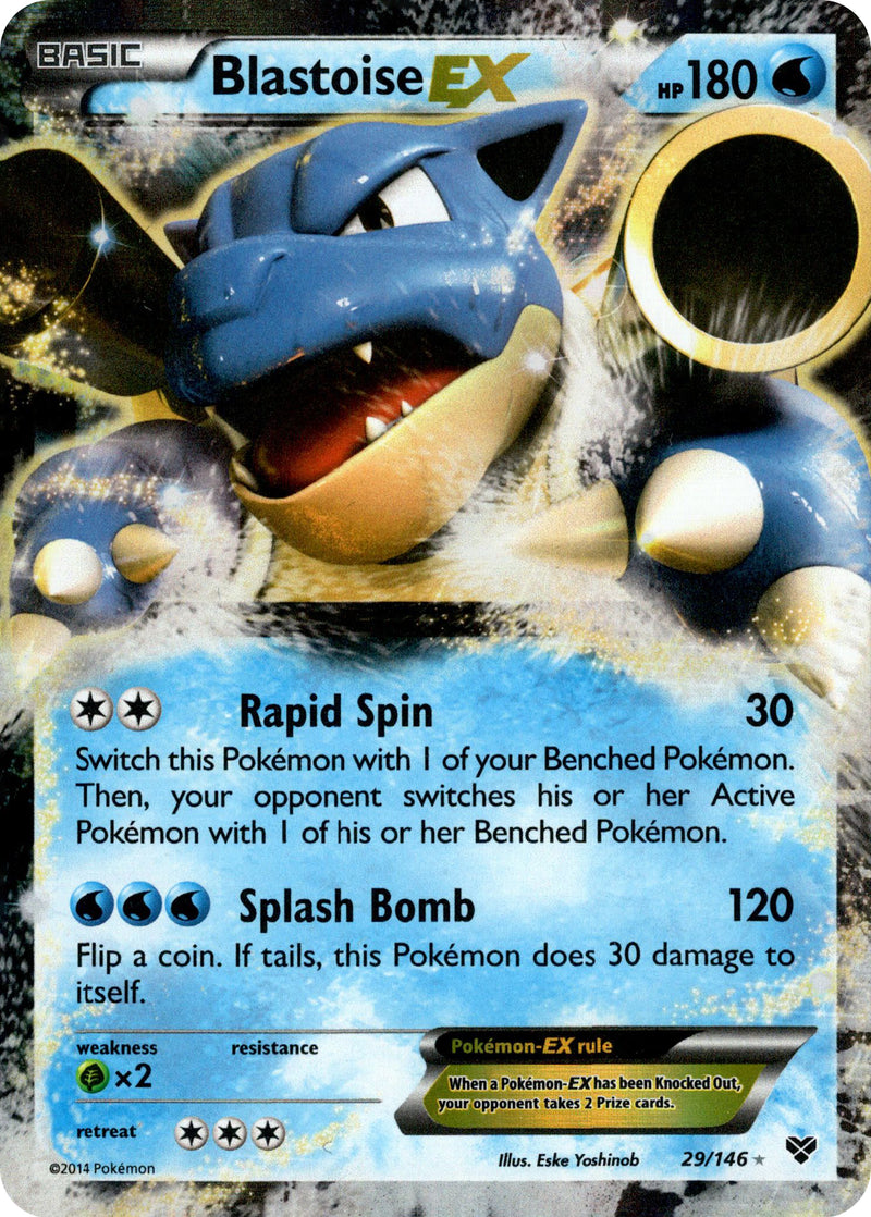 Blastoise EX - 29/146 - XY Base - Holo - Card Cavern
