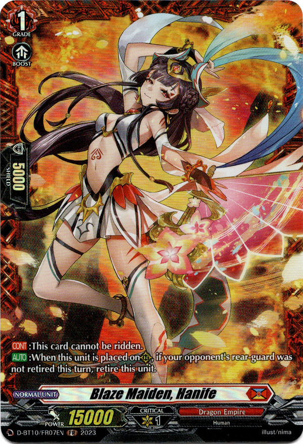 Blaze Maiden, Hanife - D-BT10/FR07EN - Dragon Masquerade - Card Cavern