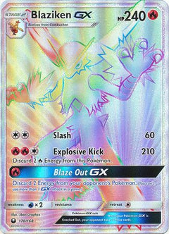 Blaziken GX Hyper Rare - 170/168 - Celestial Storm - Holo - Card Cavern