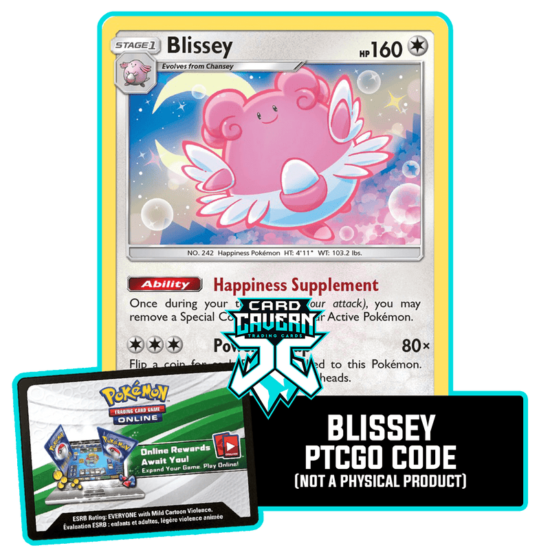 pokemon blissey card Blissey 153/214 PTCGO Code – Card Cavern Trading Cards, LLC