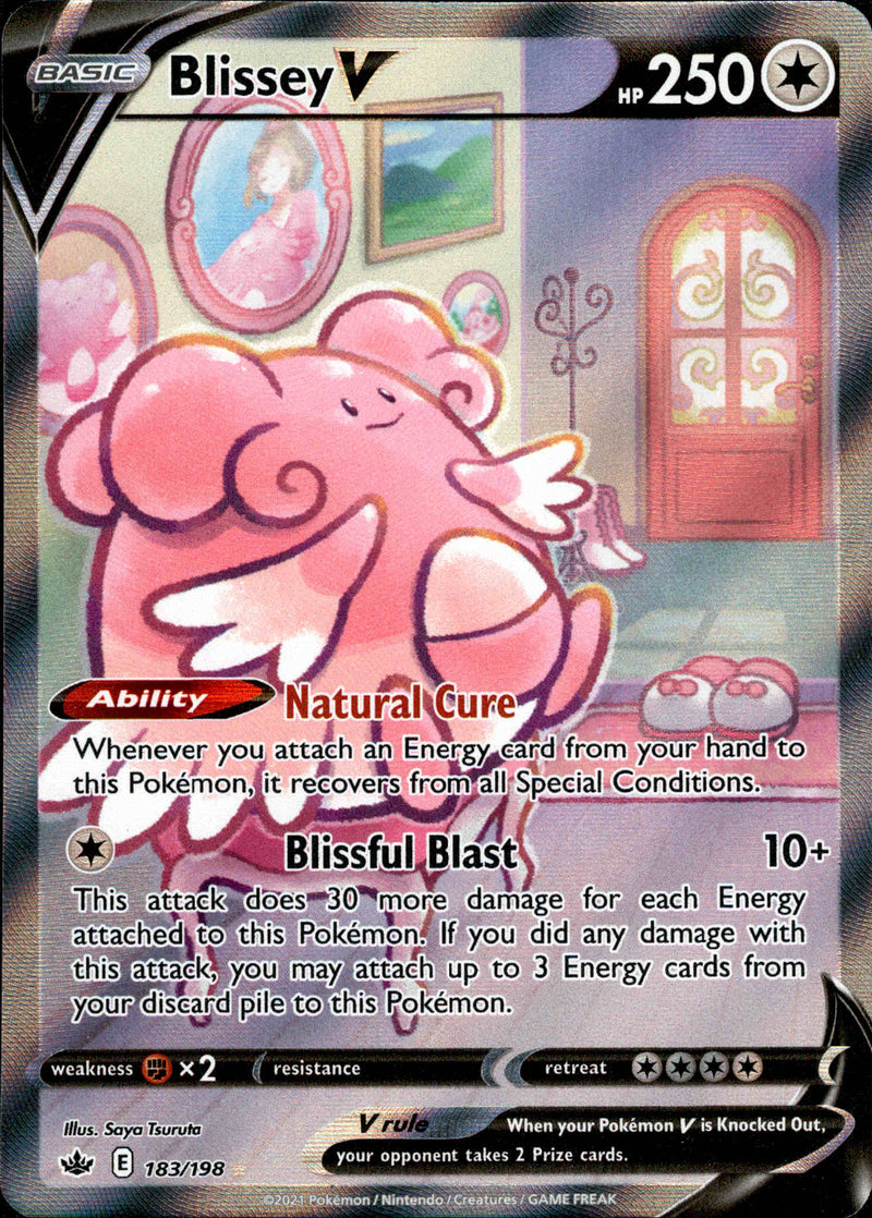 Blissey V Alternate Art - 183/198 - Chilling Reign - Holo - Card Cavern
