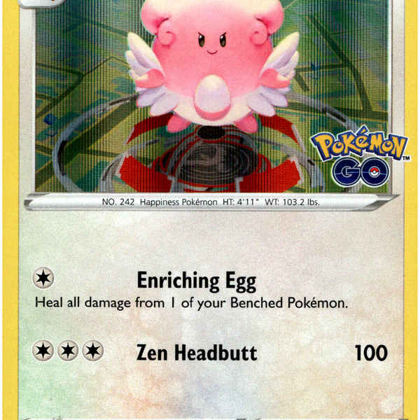 Blissey - 052/078 - Pokemon Go - Holo – Card Cavern Trading Cards, LLC