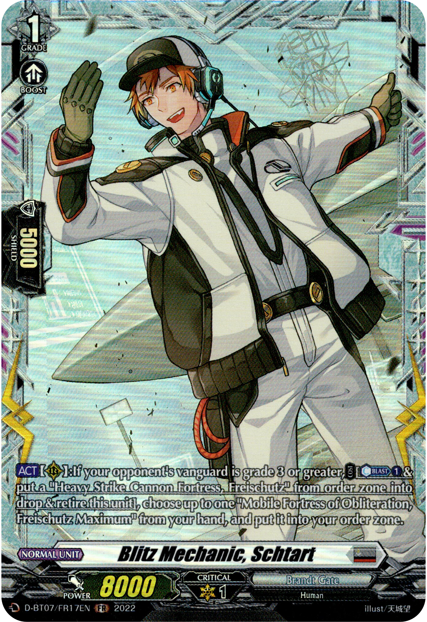 Blitz Mechanic, Schtart - D-BT07/FR17EN - Raging Flames Against Emerald Storm - Card Cavern
