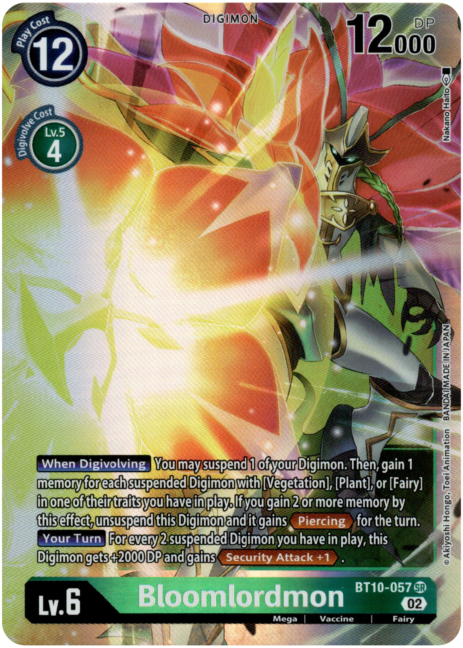 Bloomlordmon - BT10-057 SR - Xros Encounter - Foil - Card Cavern