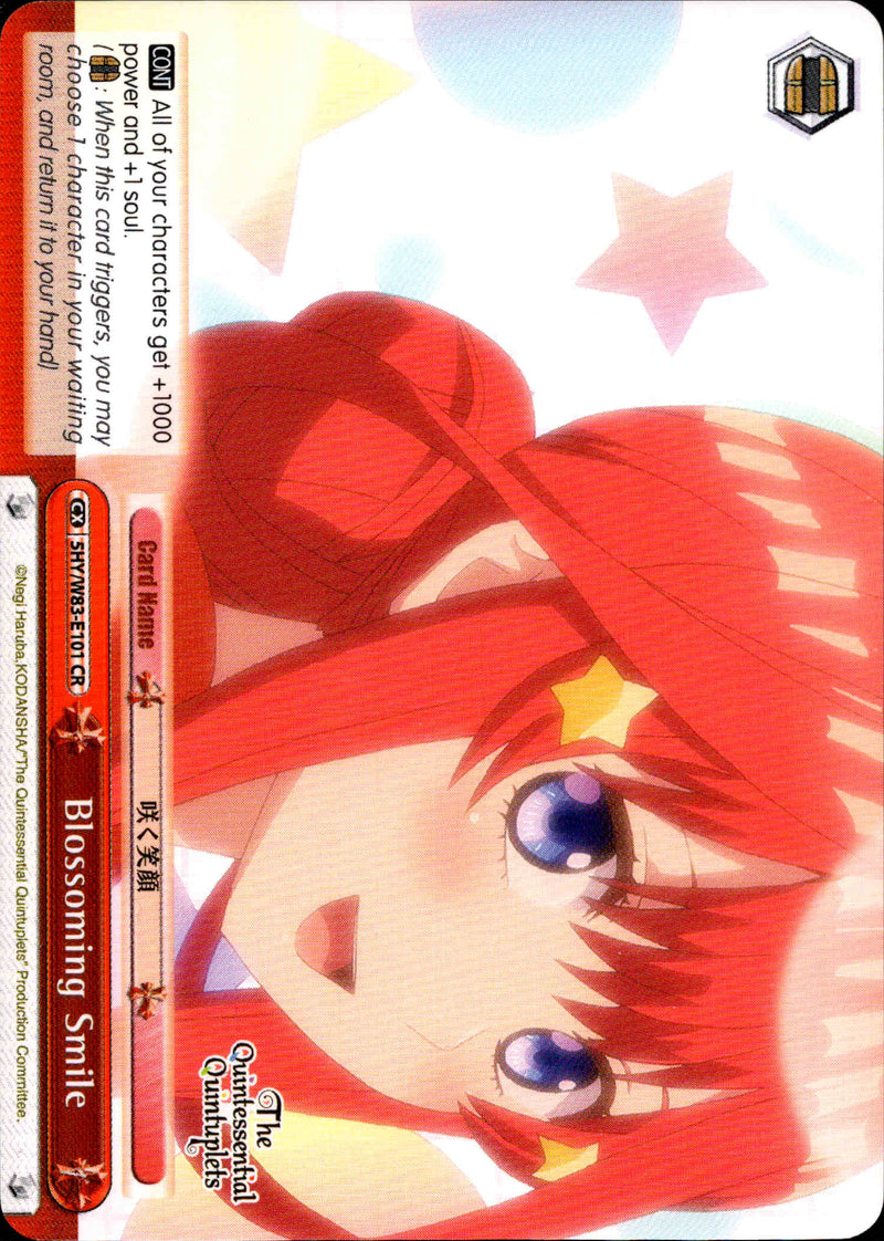 Blossoming Smile - 5HY/W83-E101 - The Quintessential Quintuplets - Card Cavern