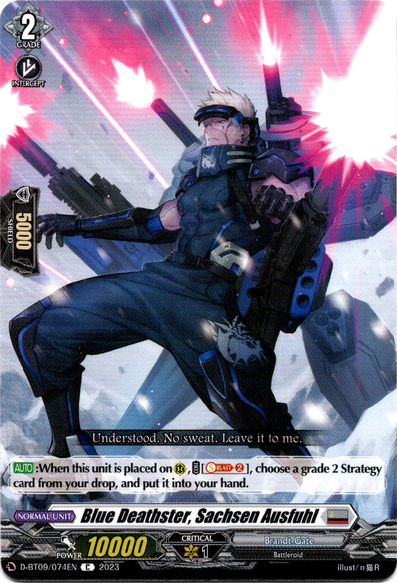 Blue Deathster, Sachsen Ausfuhl - D-BT09/074EN - Dragontree Invasion - Card Cavern