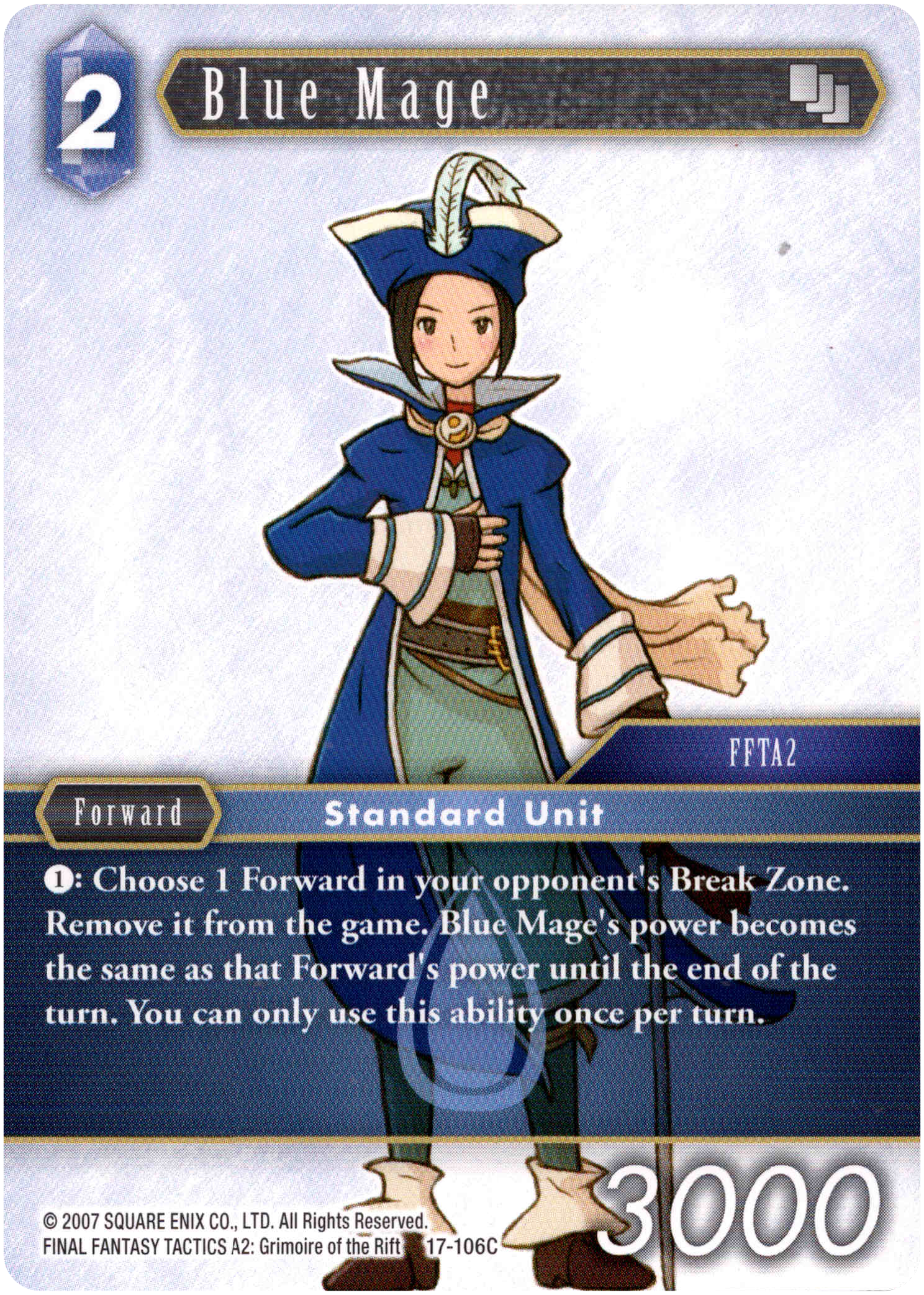 Blue Mage - 17-106C - Rebellion's Call - Card Cavern