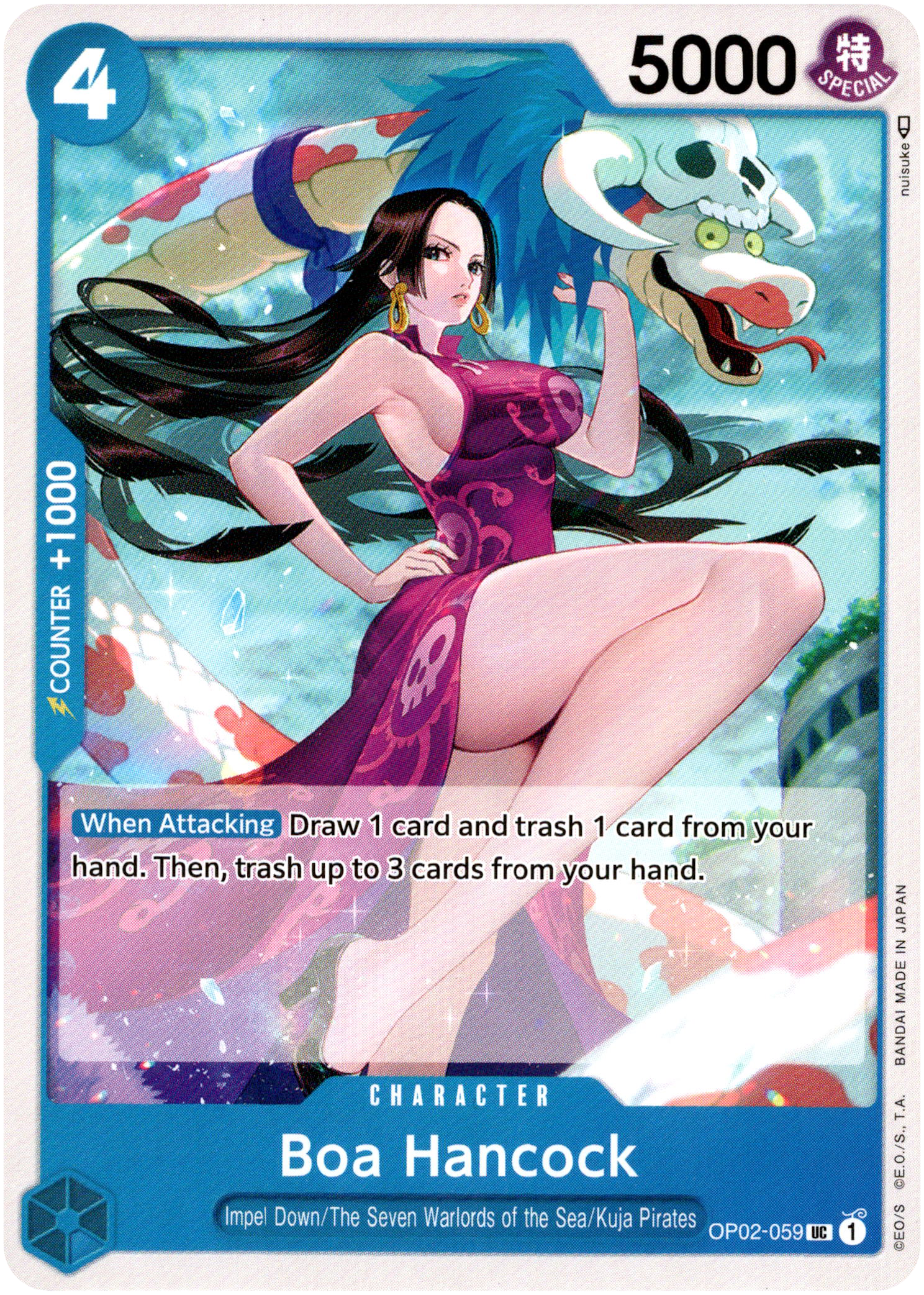 Boa Hancock - OP02-059 - Paramount War - Card Cavern