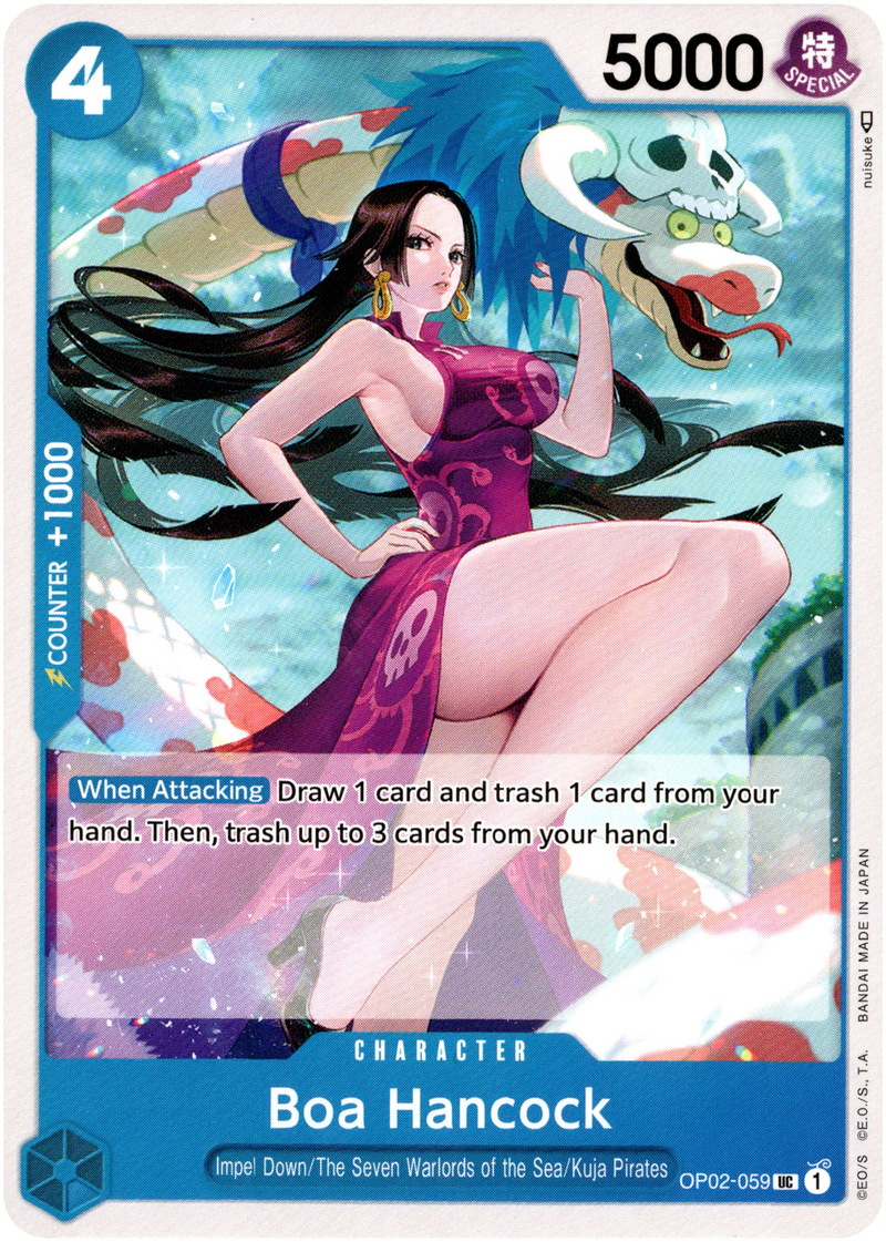 boa hancock one piece card game Boa Hancock - OP02-059