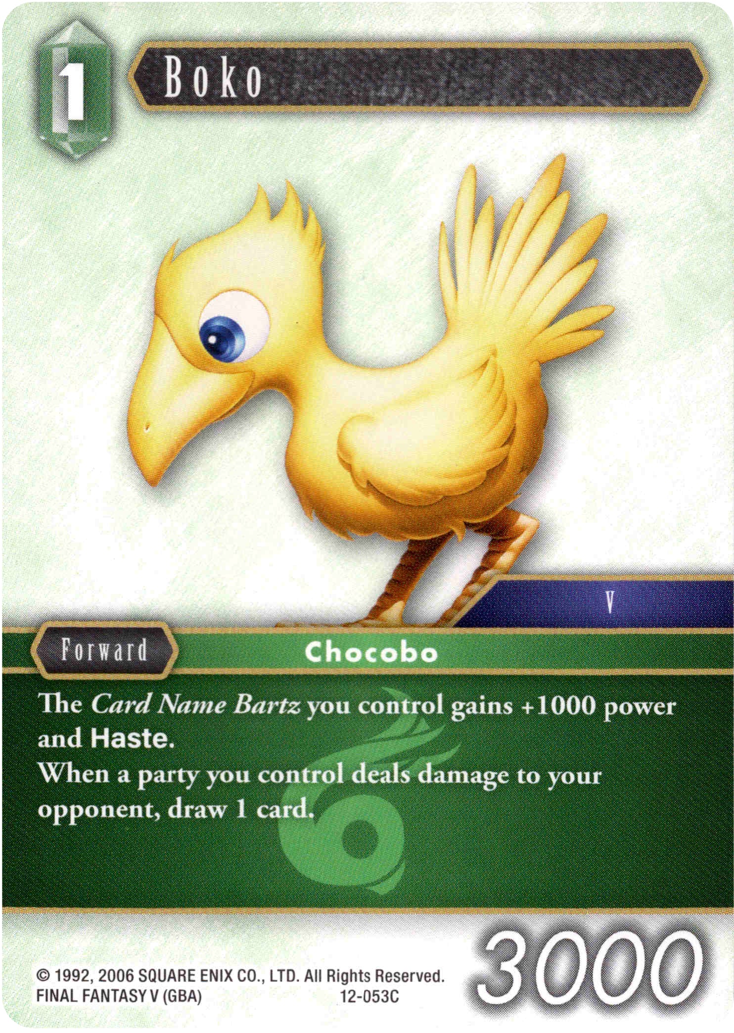 Boko - 12-053C - Opus XII - Card Cavern