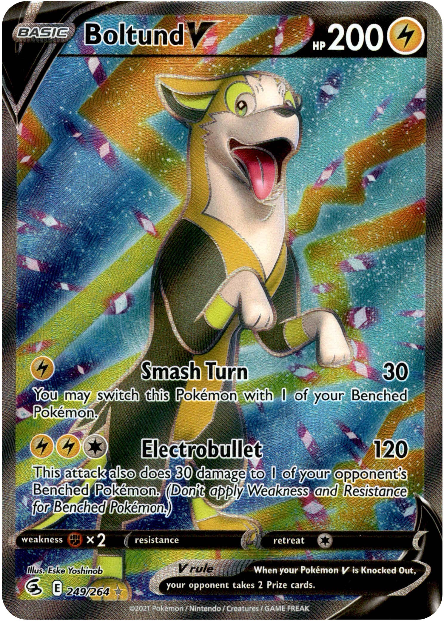 Boltund V Full Art - 249/264 - Fusion Strike - Card Cavern