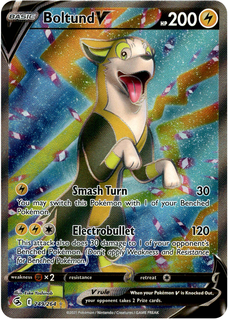 Boltund V Full Art - 249/264 - Fusion Strike Card Cavern Trading Cards, LLC Boltund V Full Art - 249/264 - Fusion Strike Card Cavern Trading Cards, LLC
