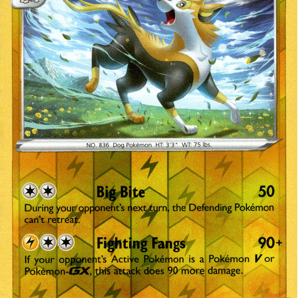 Boltund - 75/202 - Sword & Shield - Reverse Holo Boltund - 75/202 - Sword & Shield - Reverse Holo
