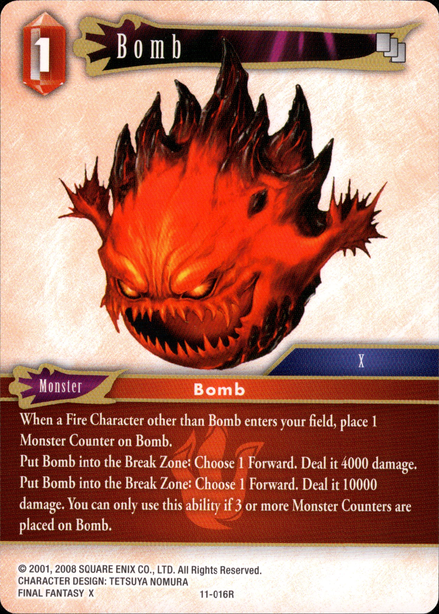 Bomb - 11-016R - Opus XI - Card Cavern