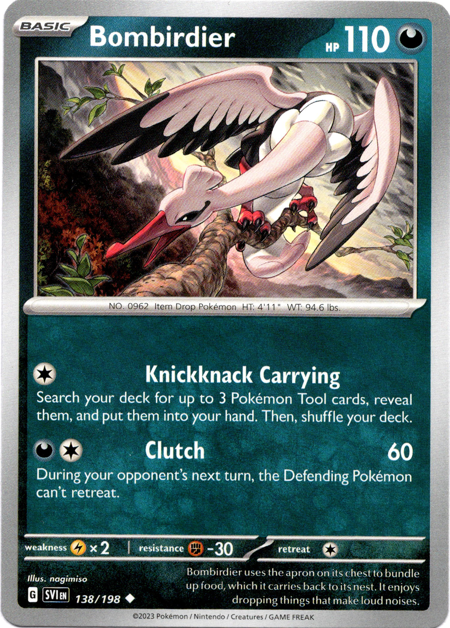 Bombirdier - 138/198 - Scarlet & Violet - Card Cavern