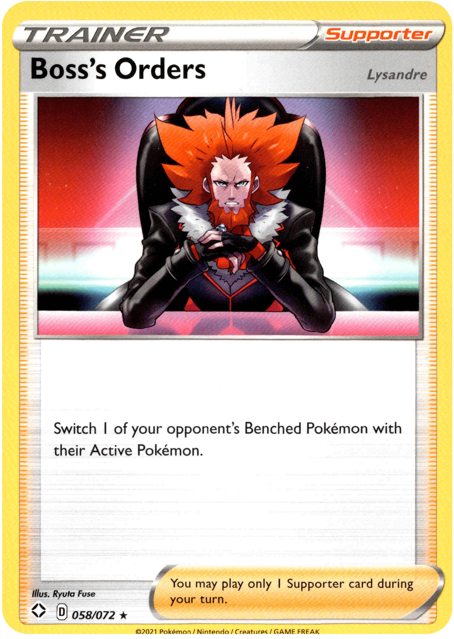 Boss's Orders - 058/072 - Shining Fates - Card Cavern