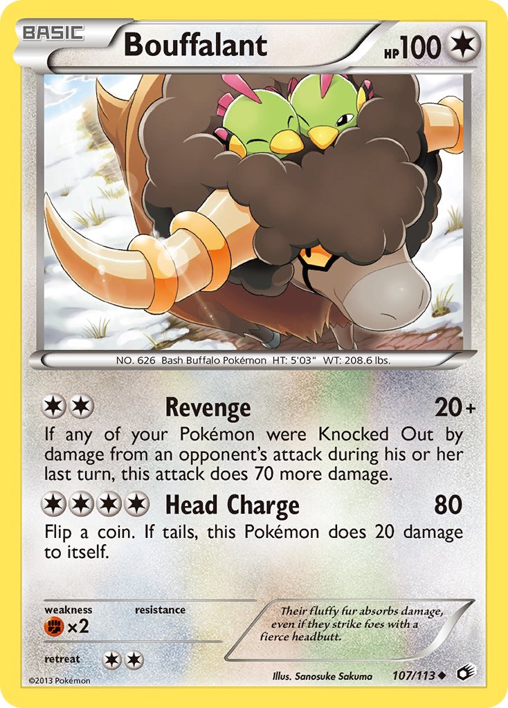 Bouffalant - 107/113 - Legendary Treasures - Card Cavern
