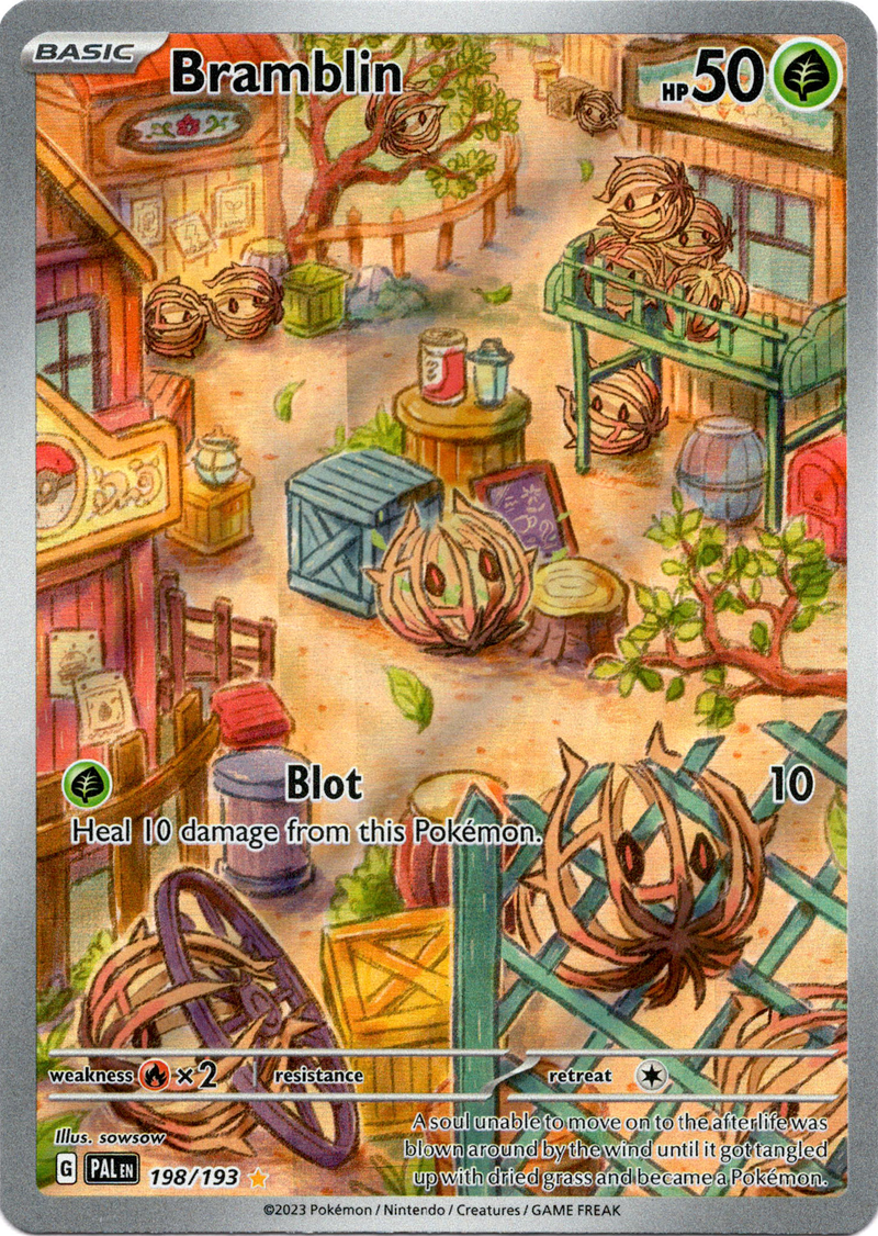 Bramblin - 198/193 - Paldea Evolved - Holo - Card Cavern