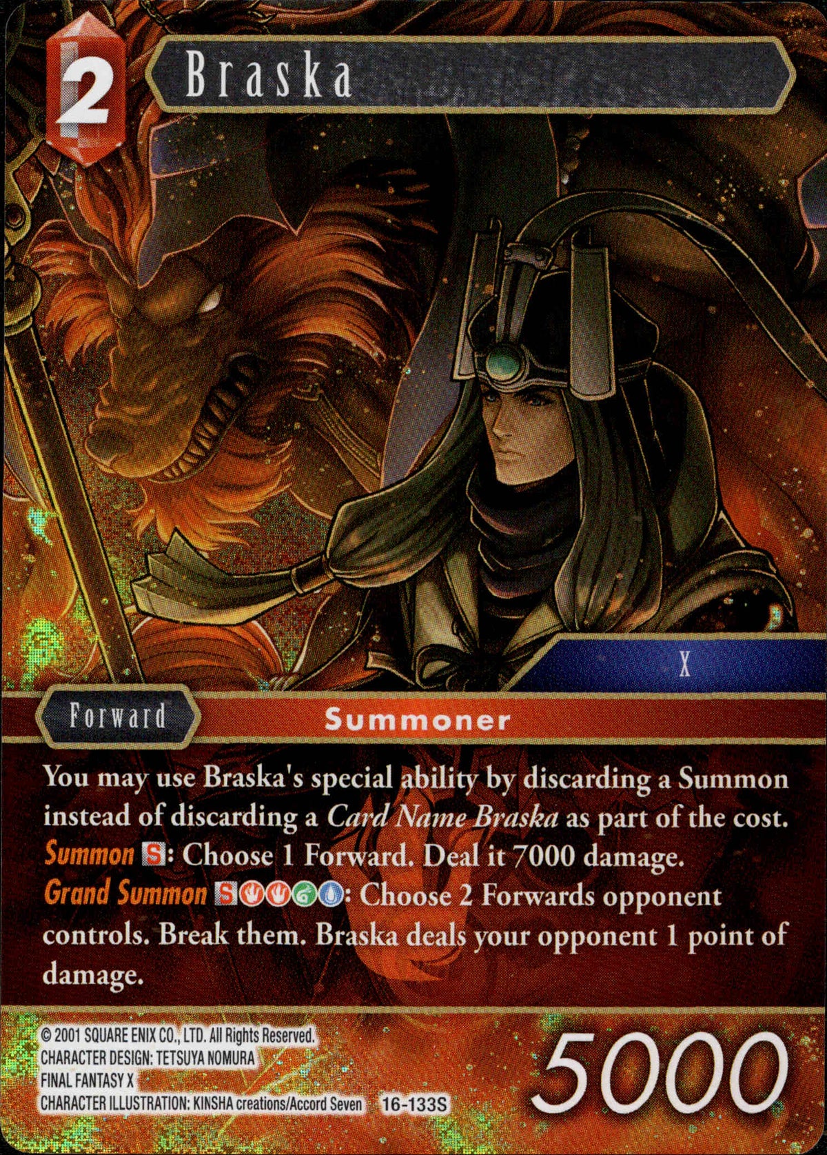 Braska - 16-133S - Emissaries of Light - Foil - Card Cavern