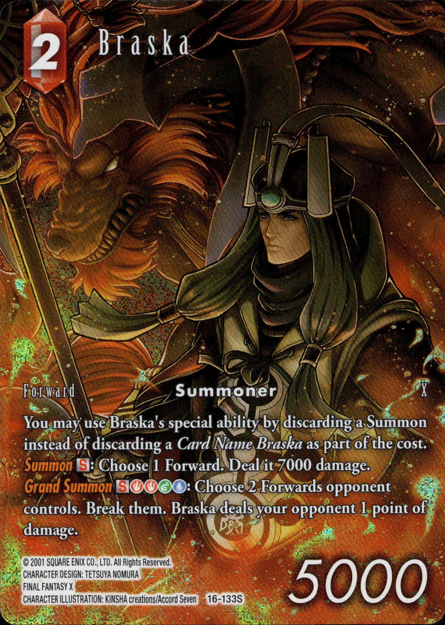 Braska Full Art - 16-133S - Emissaries of Light - Foil - Card Cavern