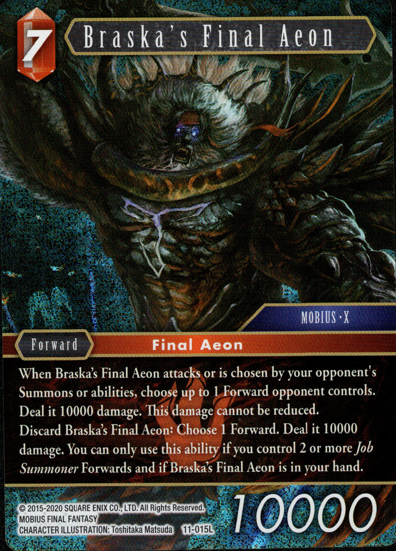 aeon pokemon card Braska's Final Aeon - 11-015L - Opus XI