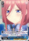 Broad Smile, Miku Nakano - 5HY/W83-E118 - The Quintessential Quintuplets - Card Cavern