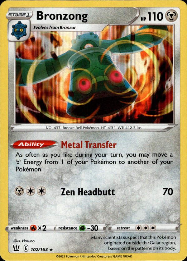 Bronzong - 102/163 - Battle Styles - Holo - Card Cavern