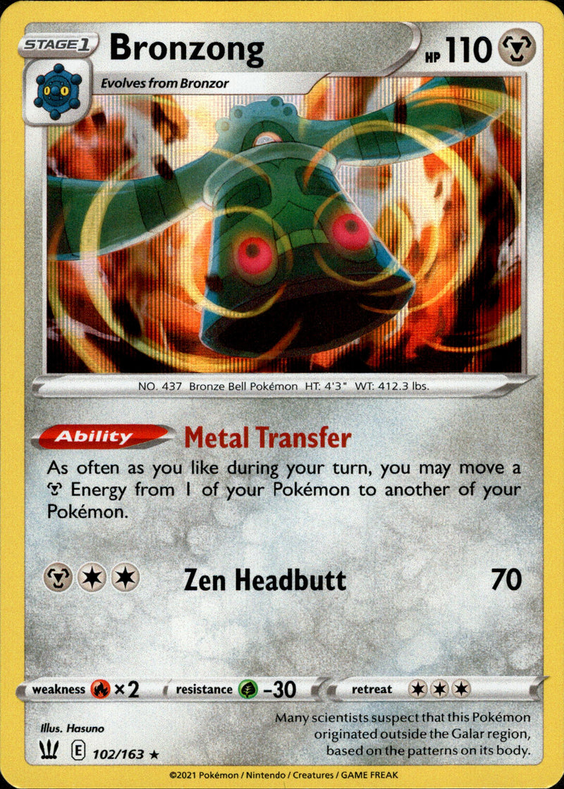 Bronzong - 102/163 - Battle Styles - Holo - Card Cavern