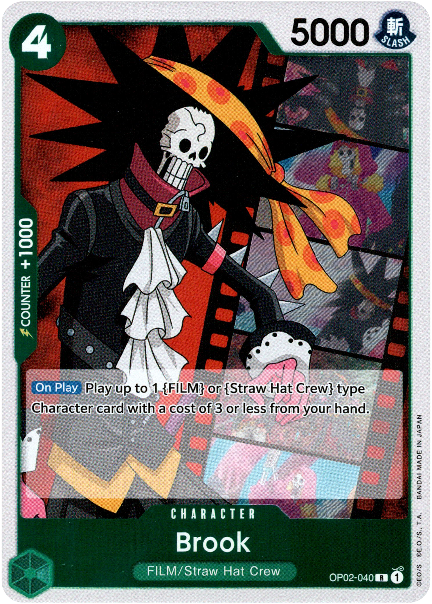 Brook - OP02-040 - Paramount War - Foil - Card Cavern