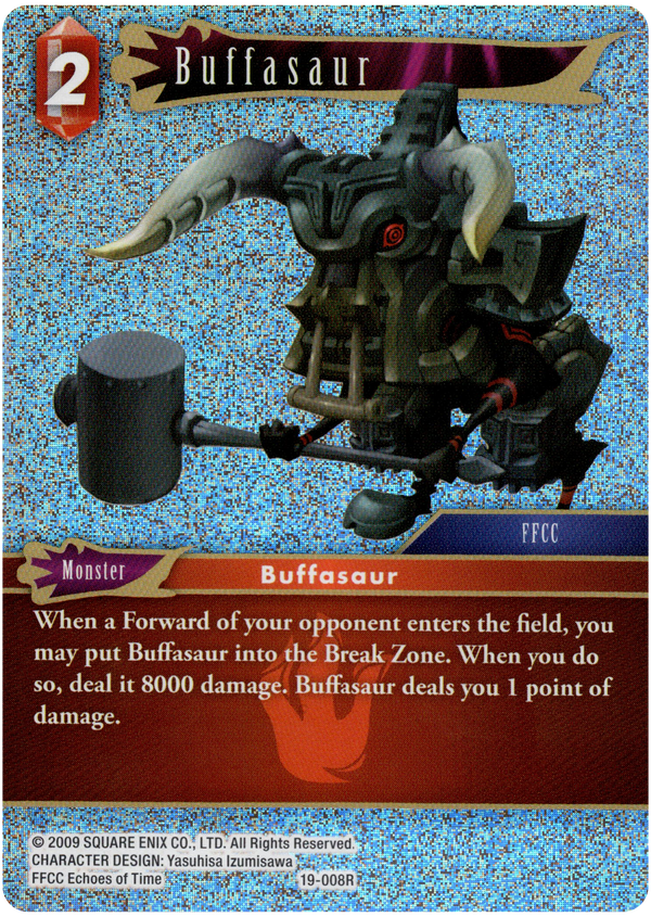 Buffasaur - 19-008R - From Nightmares - Foil - Card Cavern