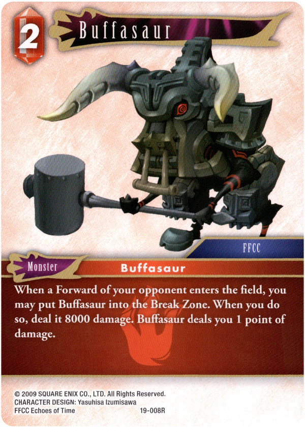 Buffasaur - 19-008R - From Nightmares - Card Cavern