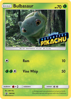Bulbasaur (Detective Pikachu) - SM198 - Promo - Card Cavern