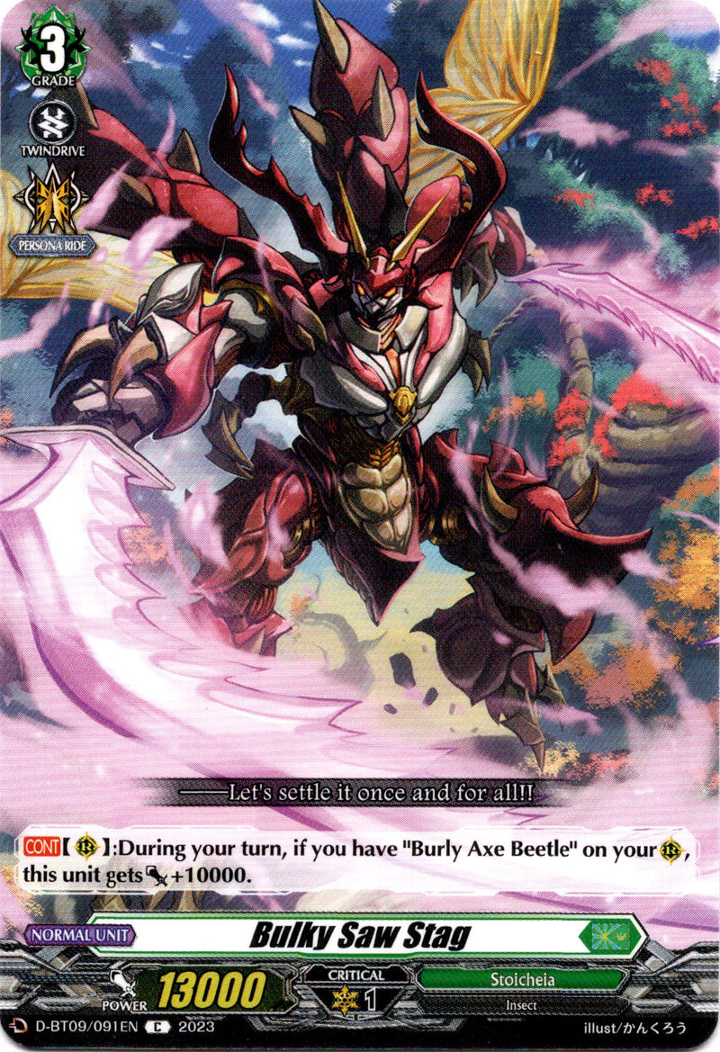 Bulky Saw Stag - D-BT09/091EN - Dragontree Invasion - Card Cavern