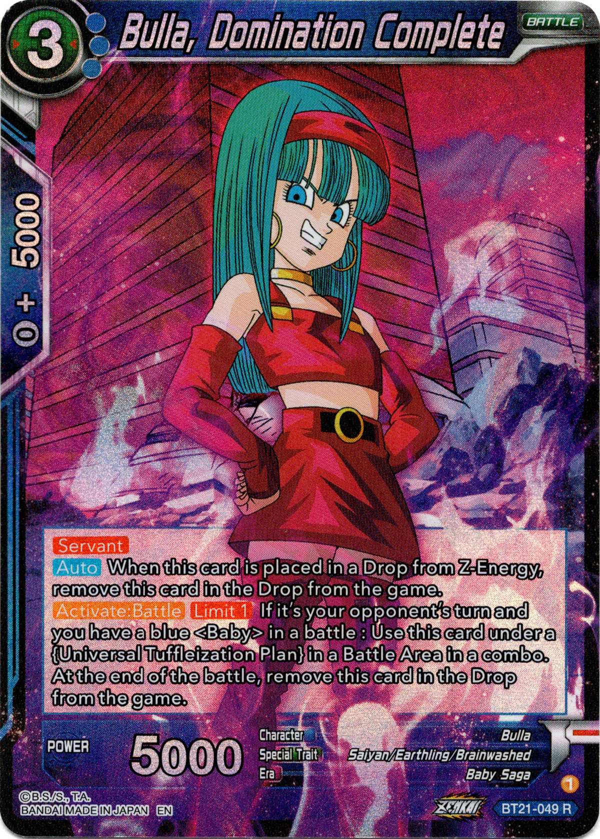 Bulla, Domination Complete - BT21-049 - Wild Resurgence - Foil - Card Cavern