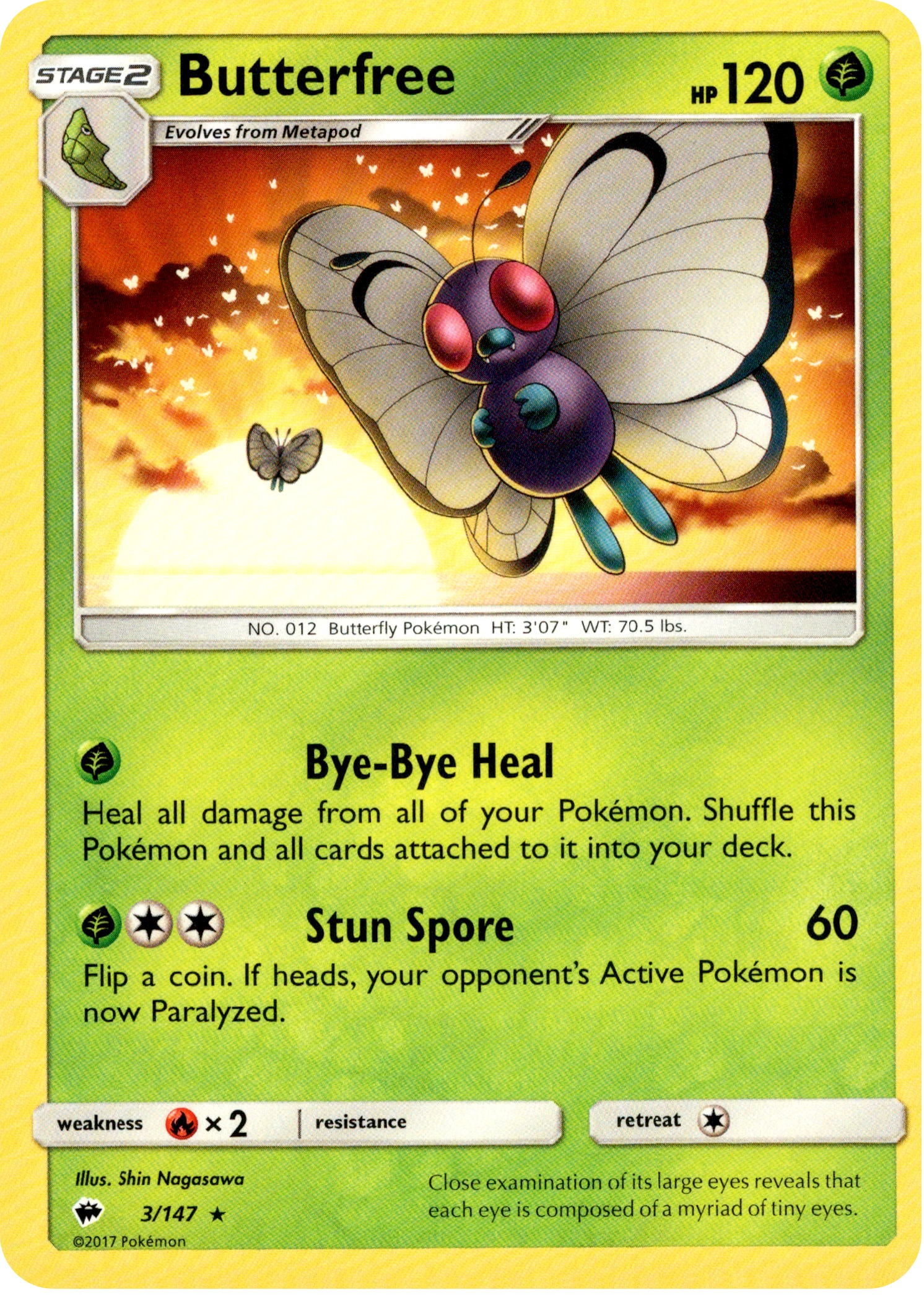 Butterfree - 3/147 - Burning Shadows - Card Cavern