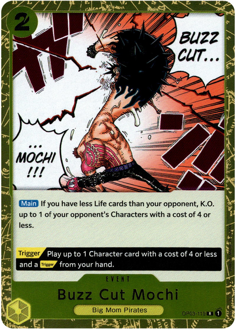 Buzz Cut Mochi - OP03-119 R - Pillars of Strength - Foil - Card Cavern