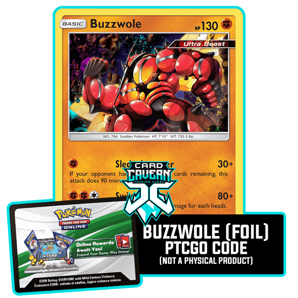 Buzzwole 77/131 PTCGO Code – Card Cavern Trading Cards, LLC