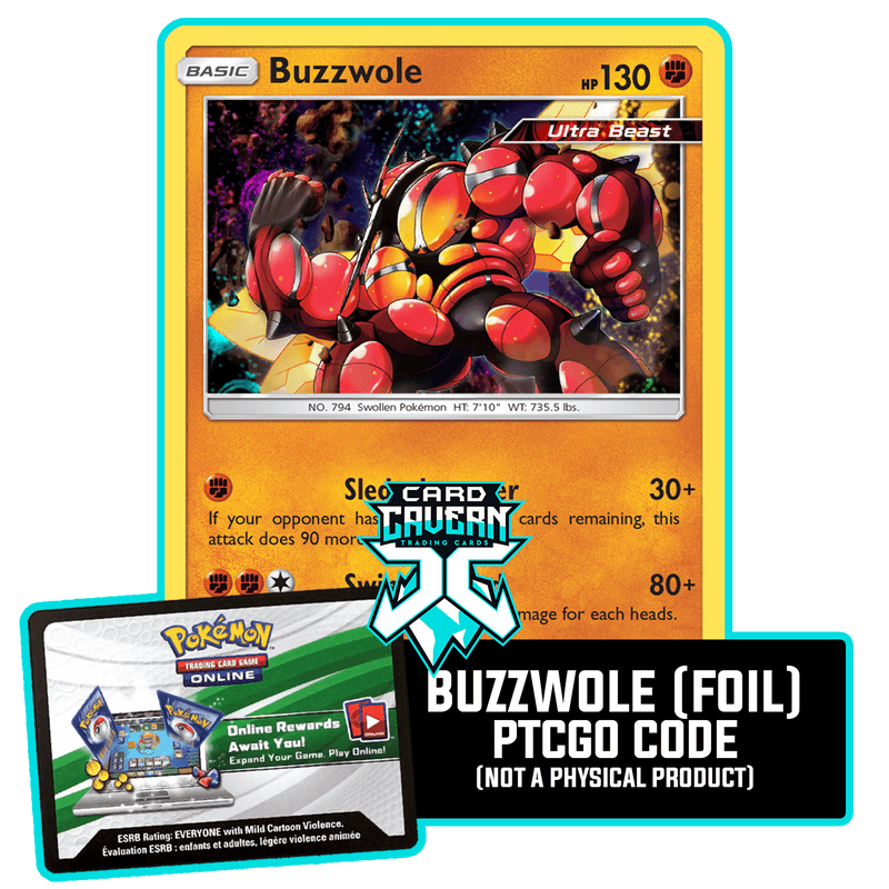 Buzzwole 77/131 PTCGO Code - Card Cavern