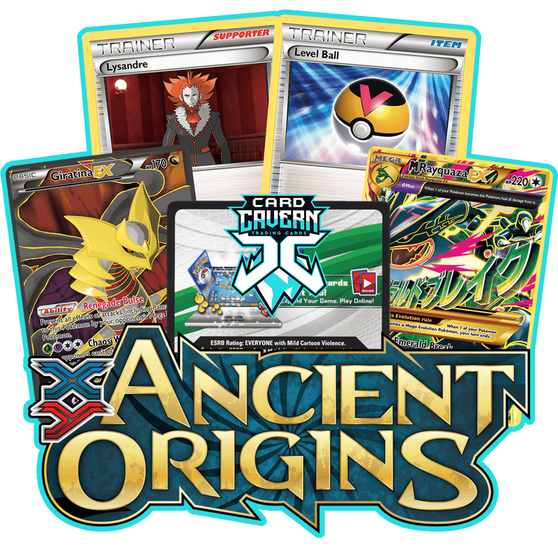 ancient origins pokemon card set Ancient Origins PTCGL Code – Card Cavern Trading Cards, LLC