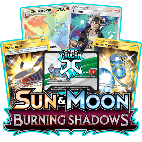 Burning Shadows PTCGL Code Card Cavern Trading Cards, LLC Burning Shadows PTCGL Code Card Cavern Trading Cards, LLC