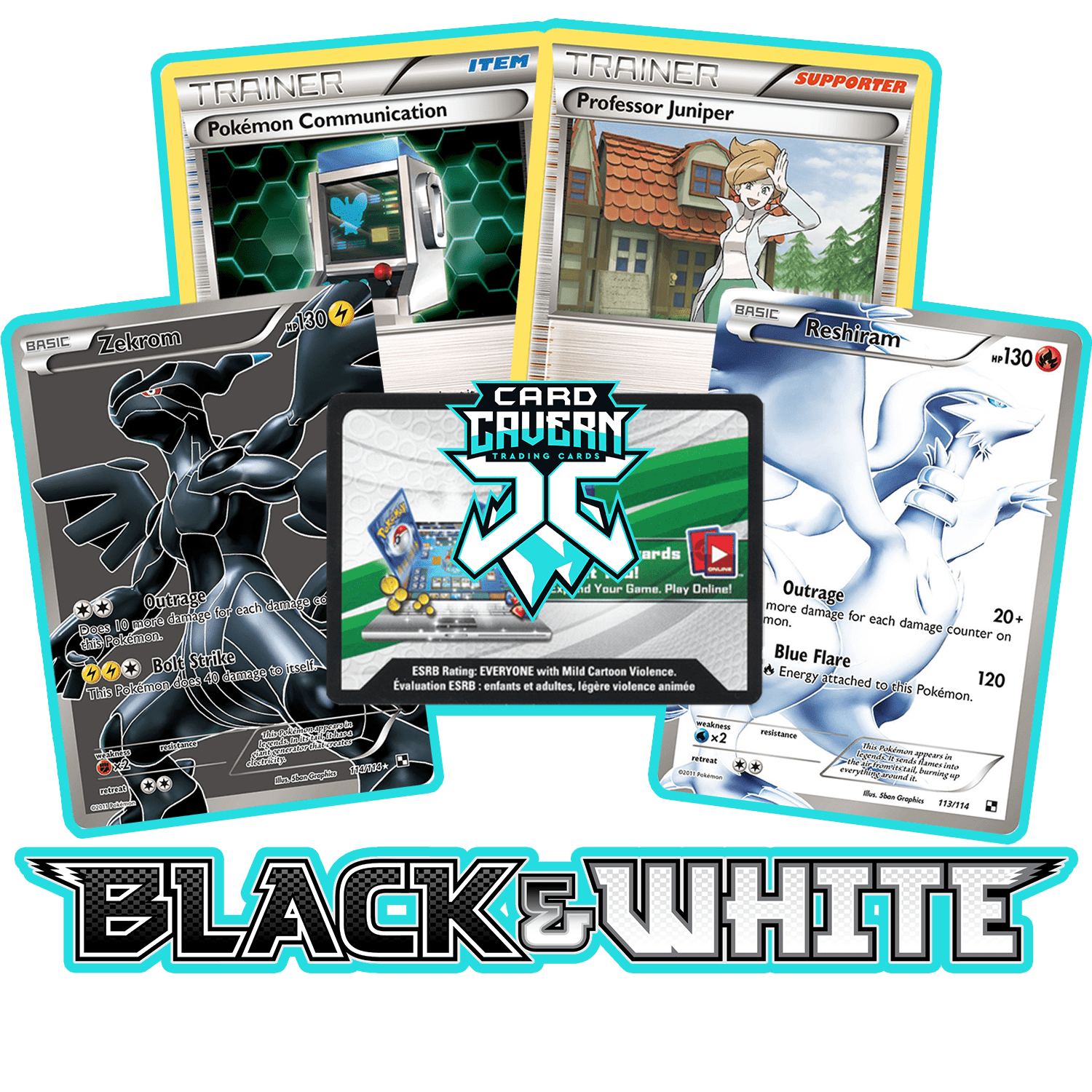 Black & White Base PTCGL Code - Card Cavern