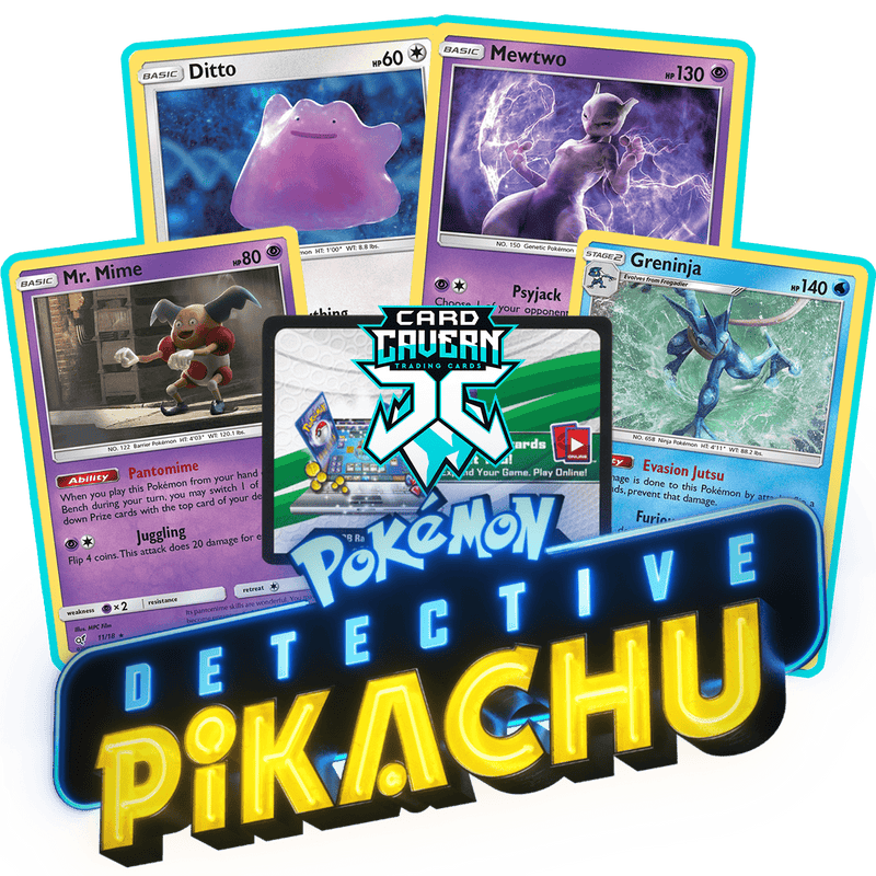 Detective Pikachu PTCGL Code Card Cavern Trading Cards, LLC Detective Pikachu PTCGL Code Card Cavern Trading Cards, LLC